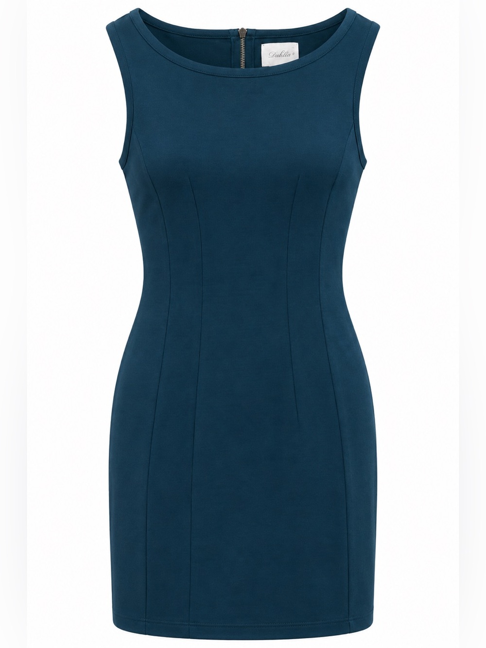 Anthropology Deletta dark teal sleeveless knit dress, XS